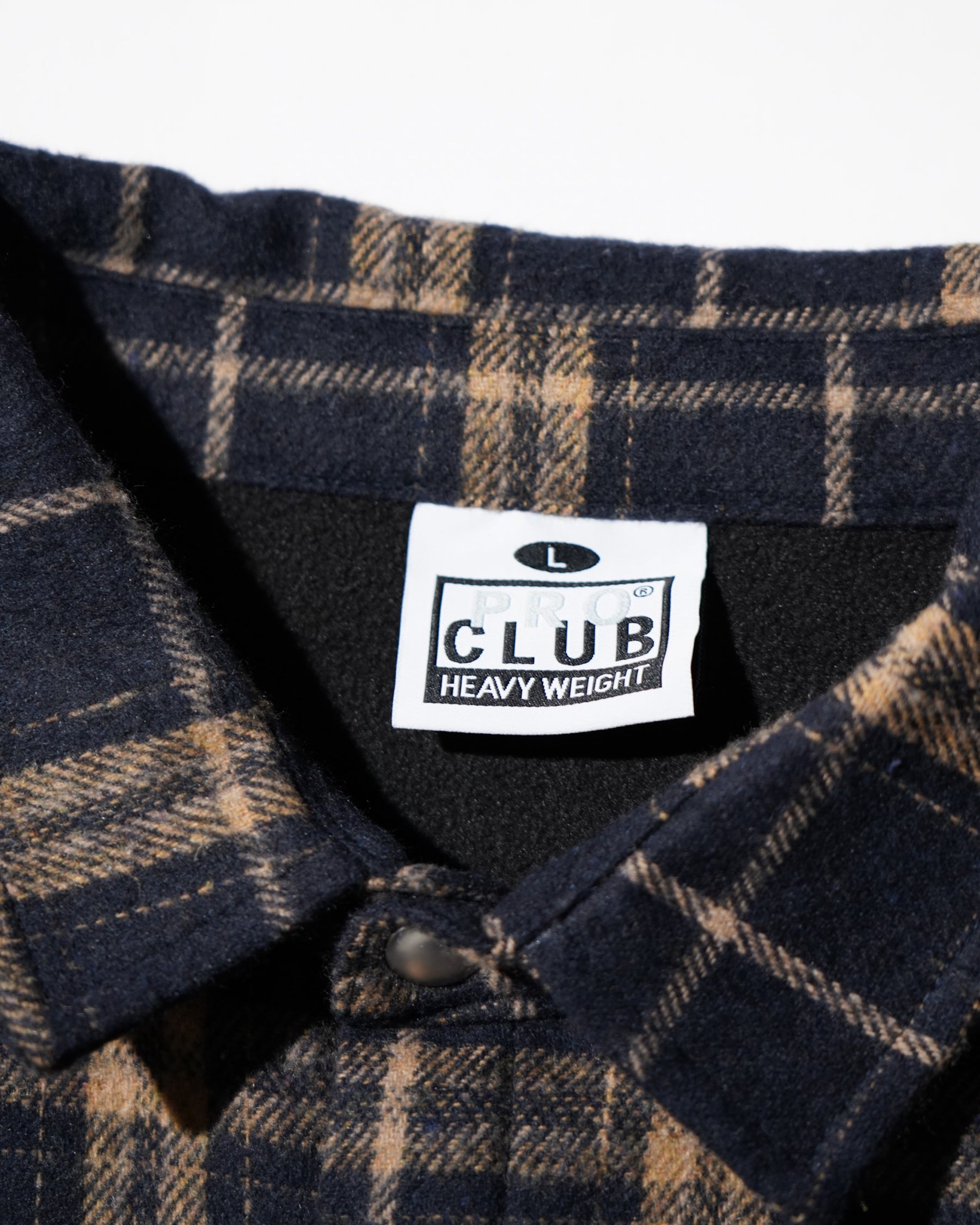 PRO CLUB / Work Shirt Jacket NAVY KHAKI 8