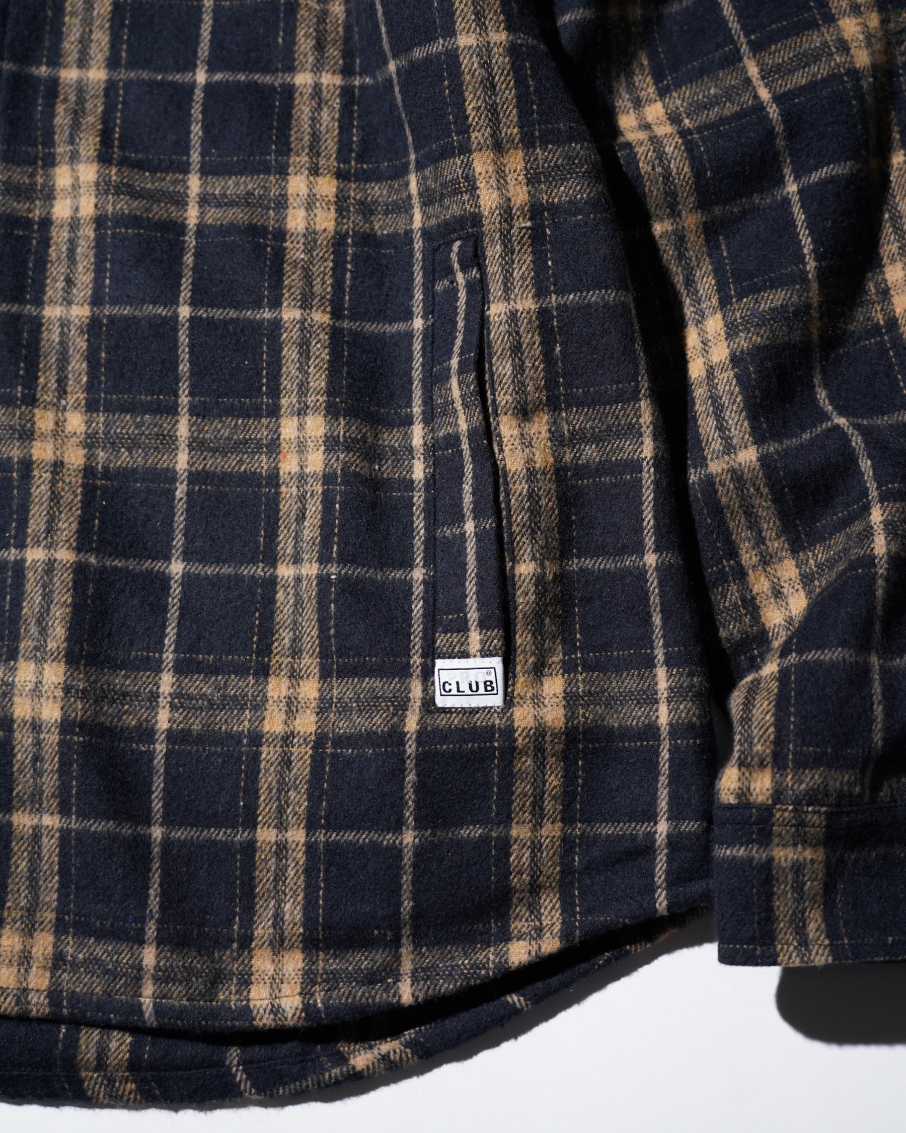PRO CLUB / Work Shirt Jacket NAVY KHAKI 11