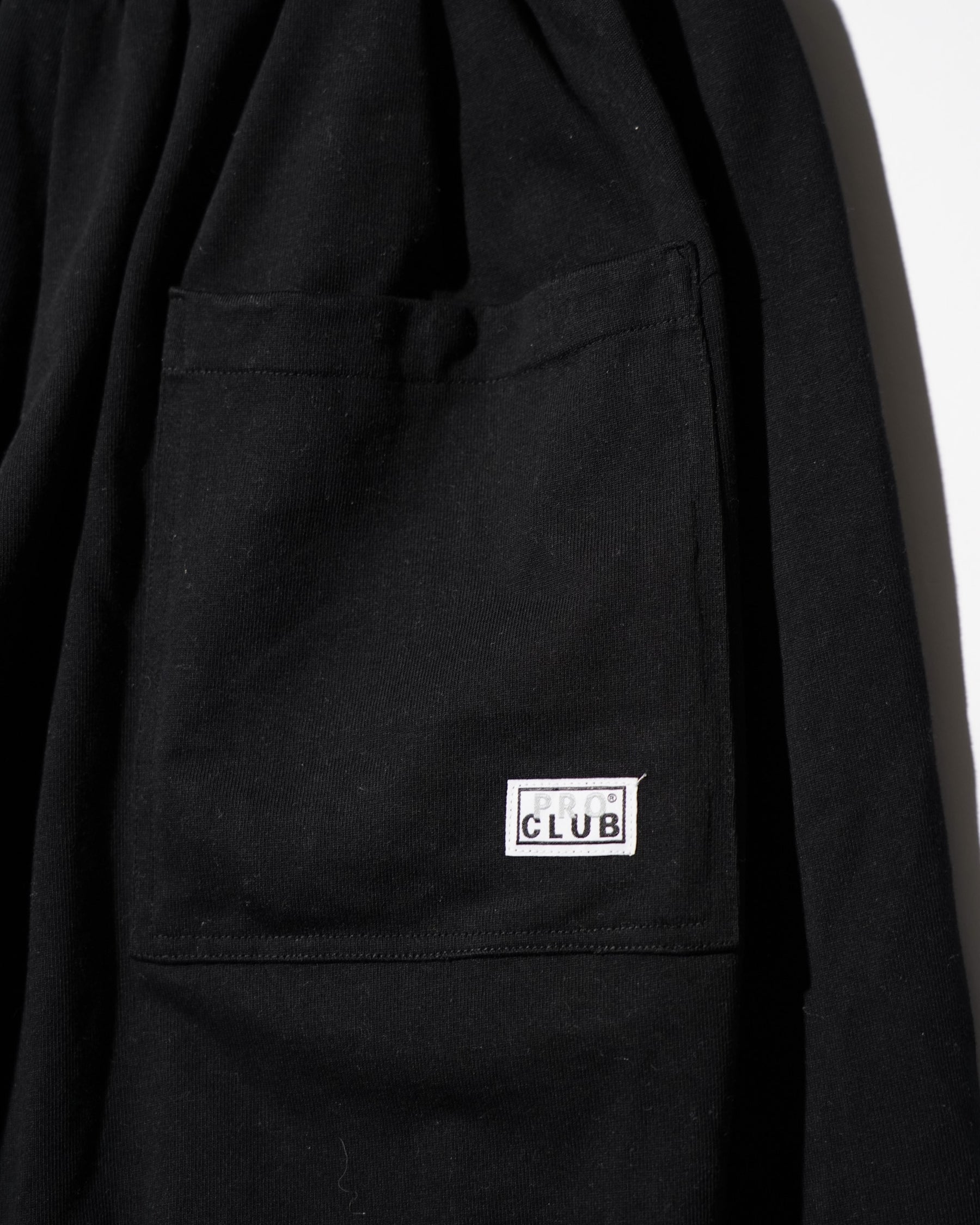 PRO CLUB / Heavywide Volume Jersey Pant BLACK 12