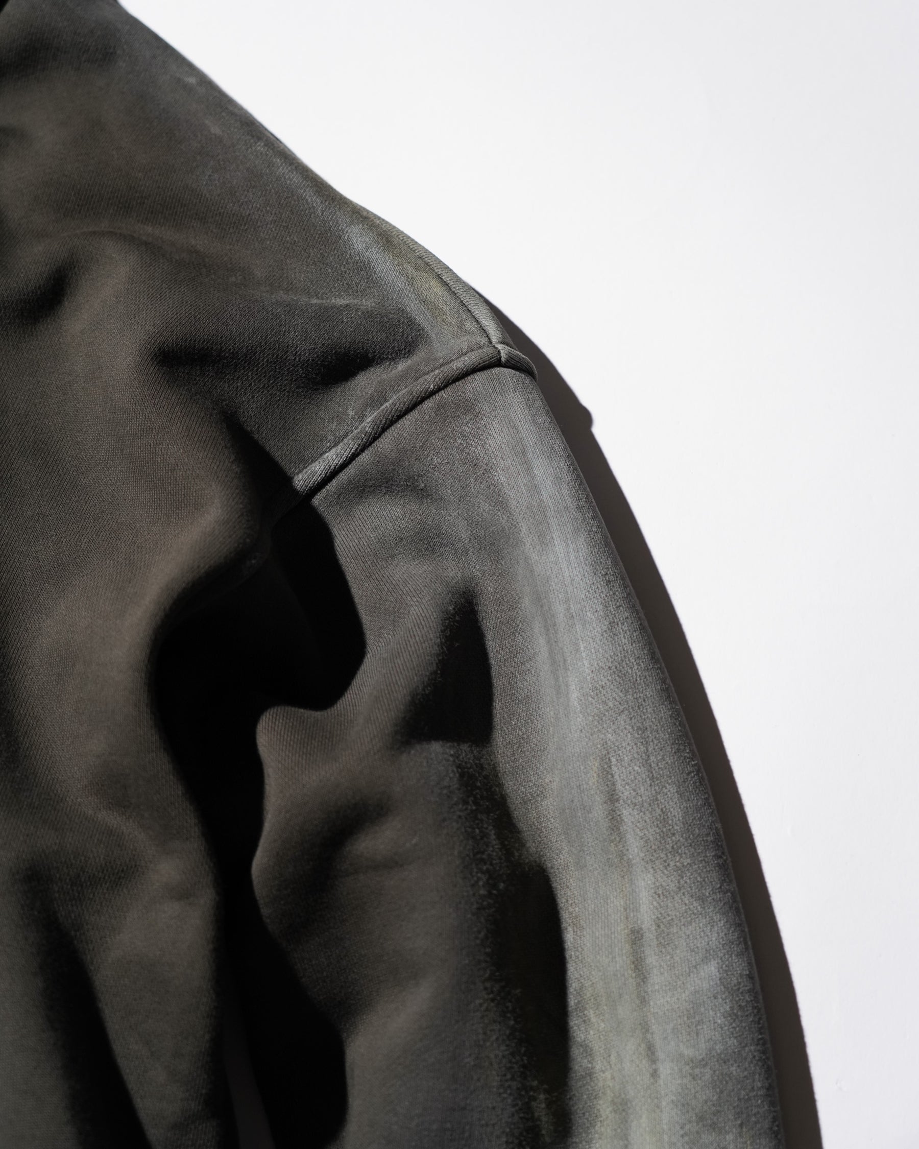TEPPEI FURUYAMA / PAINTFADE ZIP-UP HOODIE C.GRAY