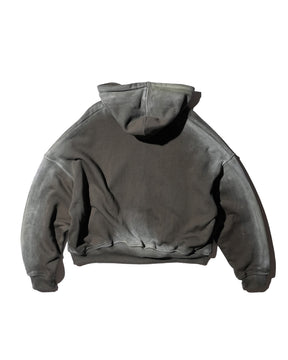 TEPPEI FURUYAMA / PAINTFADE ZIP-UP HOODIE C.GRAY