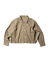 WHATEVERWORKS / PLEATED LS SHIRT KHAKI
