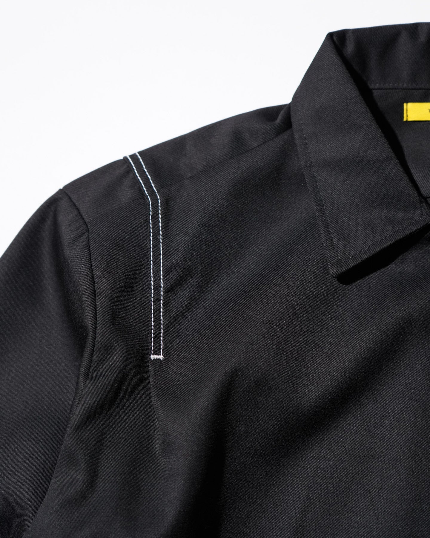 <span style="color: #ff2a00;">Last One</span> WHATEVERWORKS / PLEATED LS SHIRT BLACK