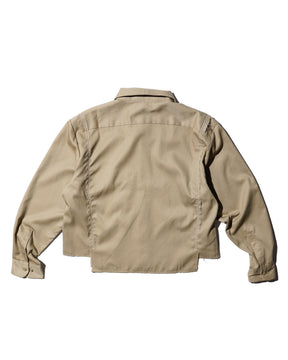 <span style="color: #f50b0b;">Last One</span> WHATEVERWORKS / SPLIT LS SHIRT KHAKI