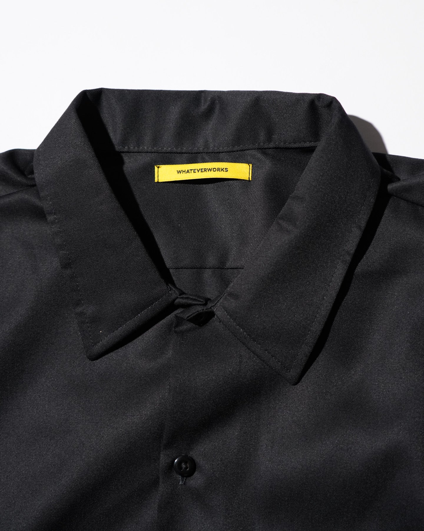 <span style="color: #f50b0b;">Last One</span> WHATEVERWORKS / SPLIT LS SHIRT BLACK