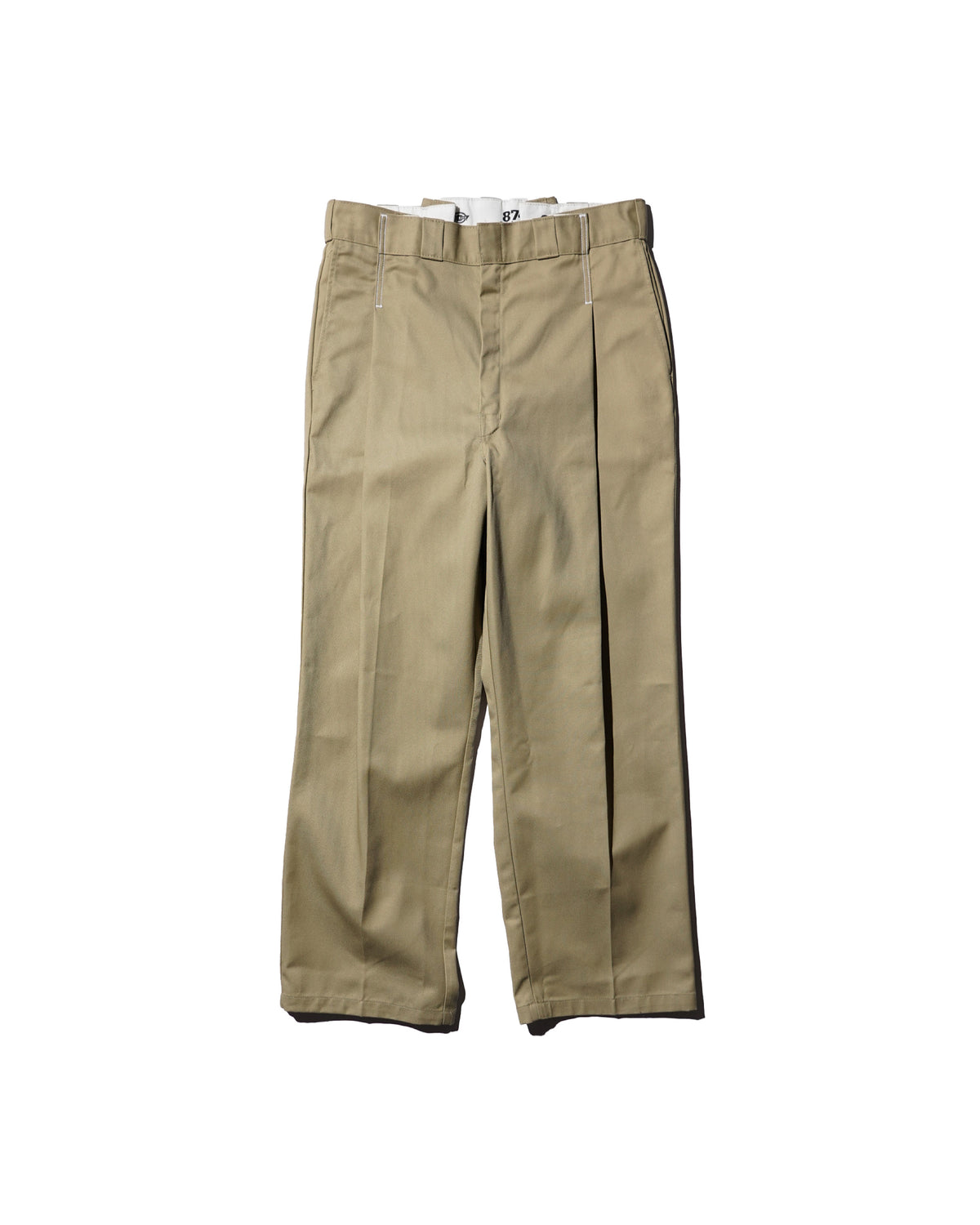 WHATEVERWORKS / PLEATED PANTS KHAKI