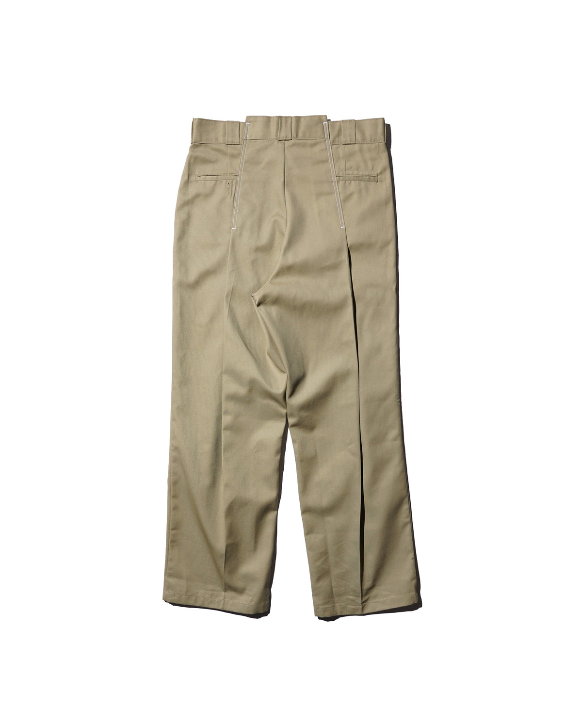 WHATEVERWORKS / PLEATED PANTS KHAKI