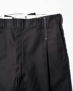 WHATEVERWORKS / PLEATED PANTS BLACK