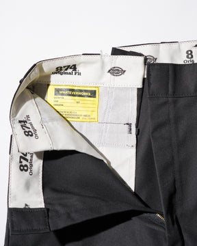WHATEVERWORKS / PLEATED PANTS BLACK
