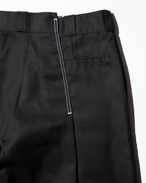 WHATEVERWORKS / PLEATED PANTS BLACK