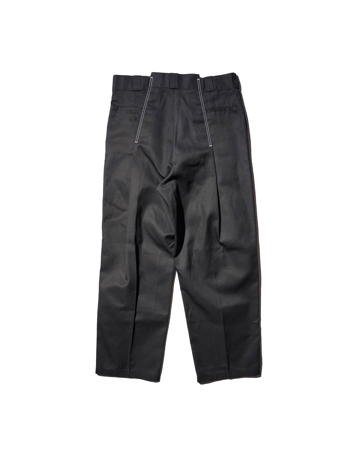 WHATEVERWORKS / PLEATED PANTS BLACK