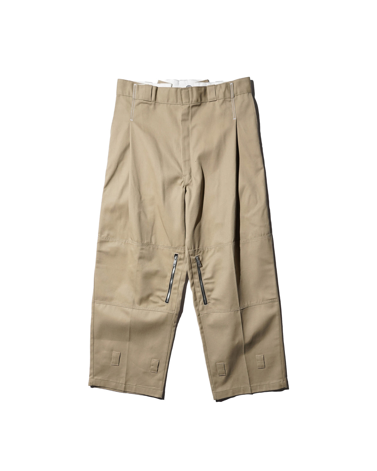 WHATEVERWORKS / DOUBLE KNEE PK PANTS KHAKI