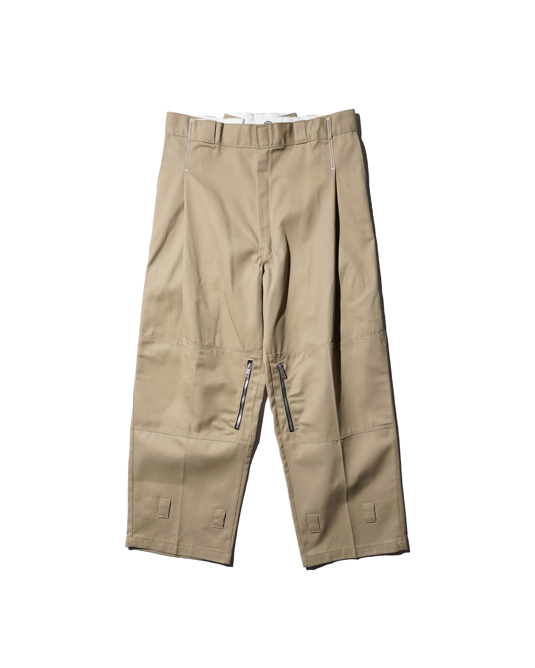 WHATEVERWORKS / DOUBLE KNEE PK PANTS KHAKI
