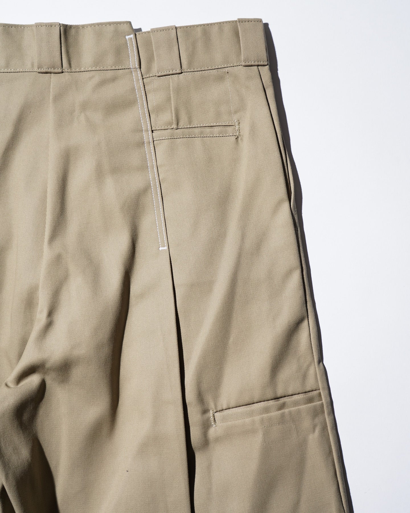 WHATEVERWORKS / DOUBLE KNEE PK PANTS KHAKI
