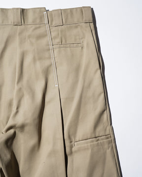 WHATEVERWORKS / DOUBLE KNEE PK PANTS KHAKI
