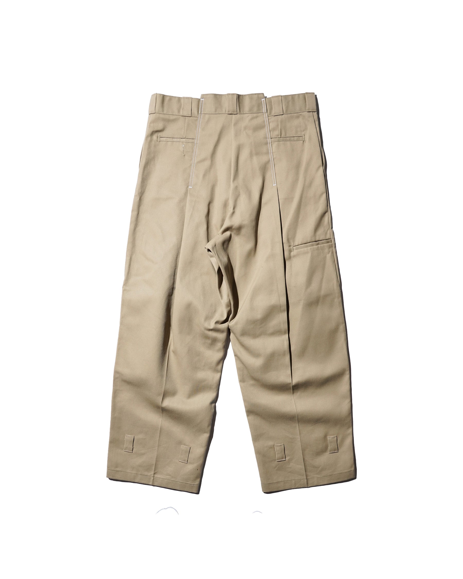 WHATEVERWORKS / DOUBLE KNEE PK PANTS KHAKI