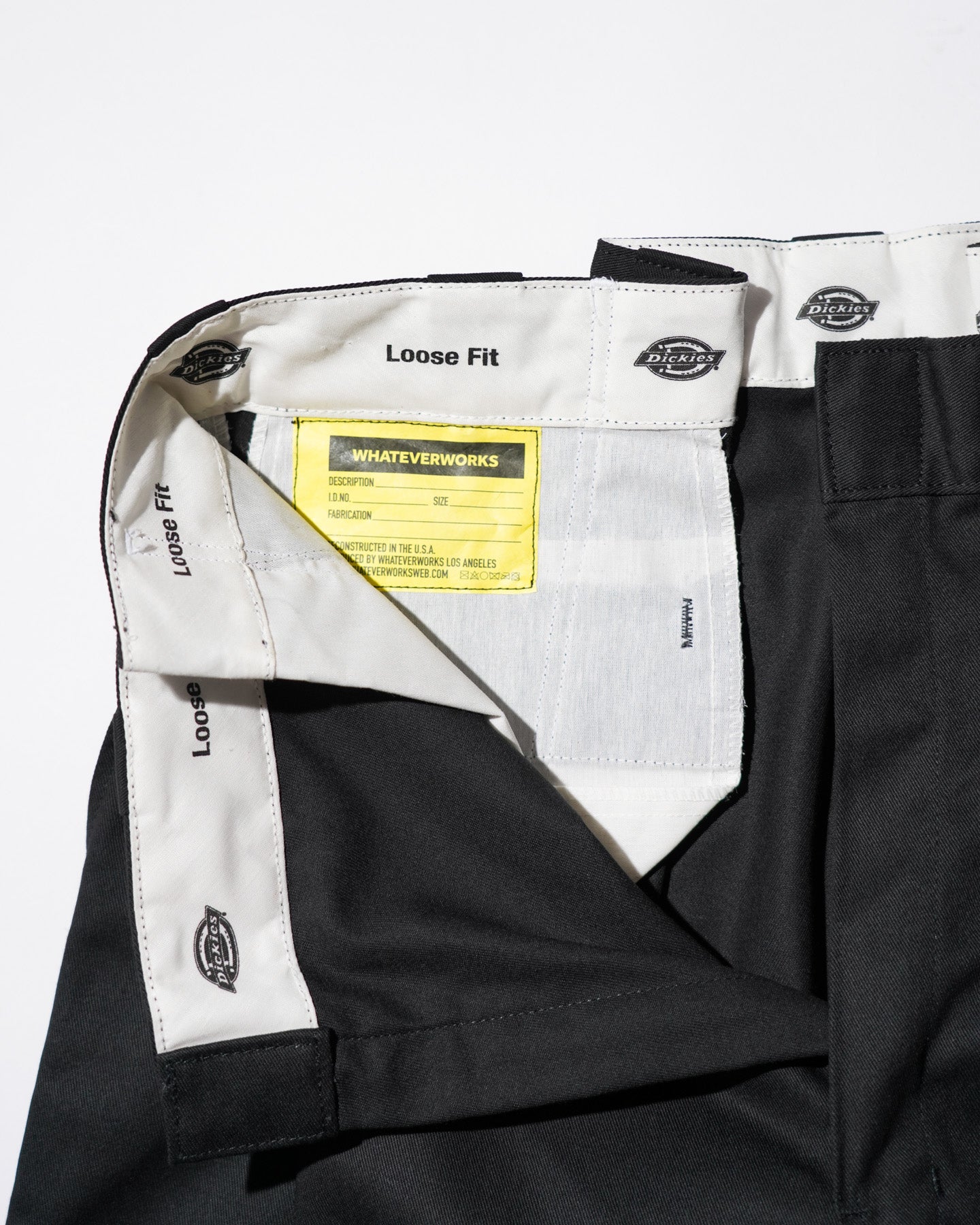 WHATEVERWORKS / DOUBLE KNEE PK PANTS BLACK