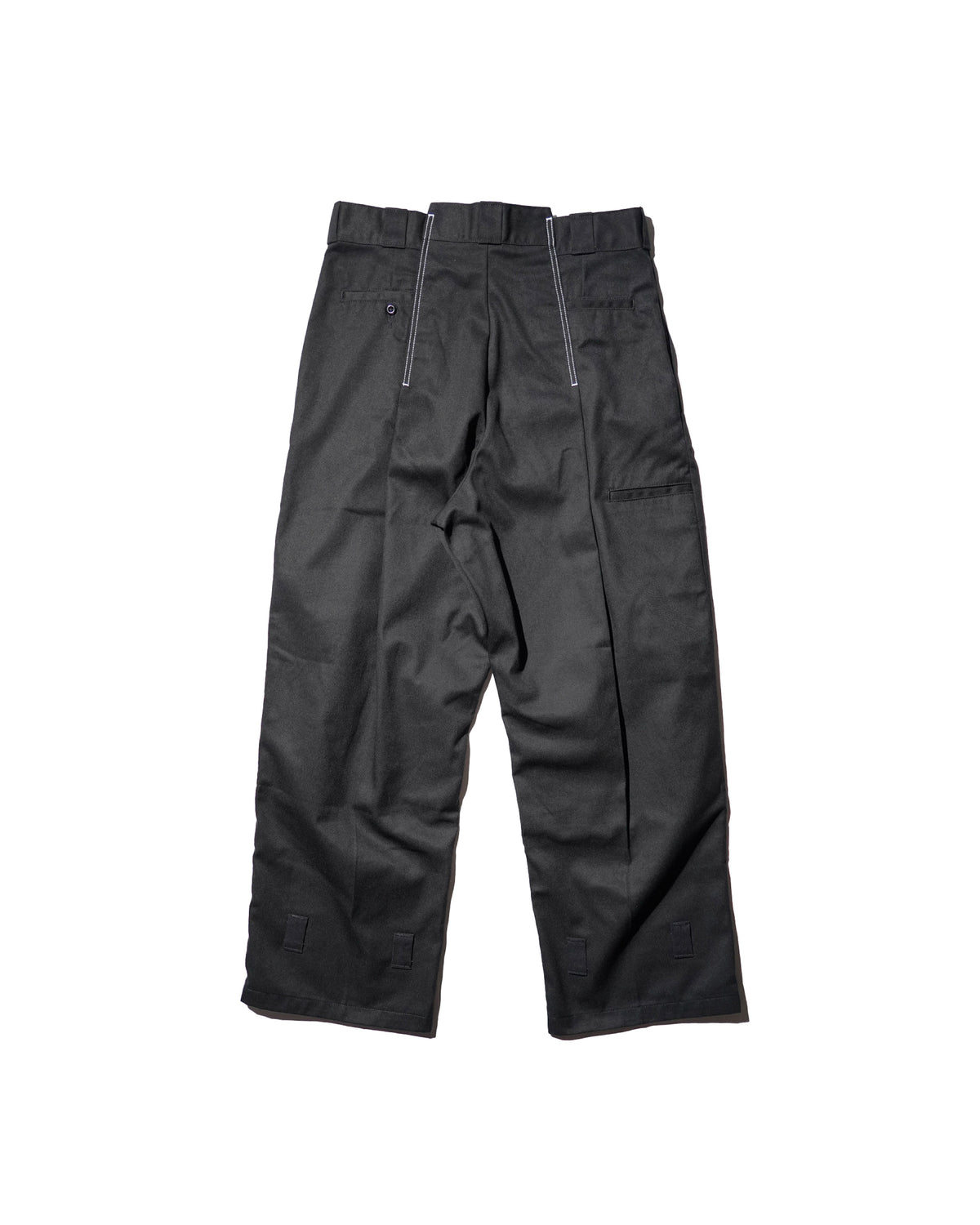 WHATEVERWORKS / DOUBLE KNEE PK PANTS BLACK