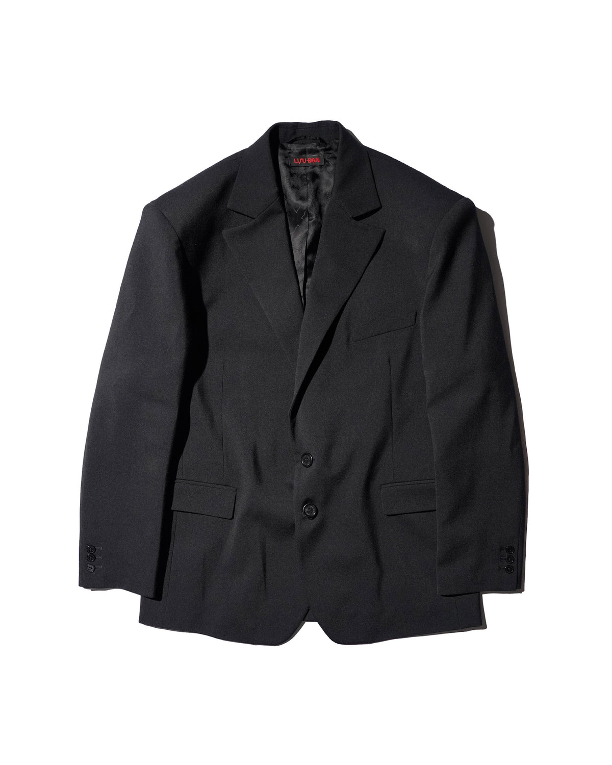 LU'U DAN / OVERSIZED BOXY BLAZER BLACK