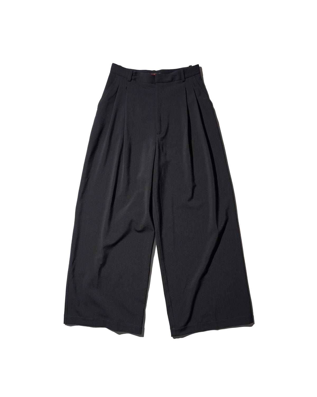LU'U DAN / JUMBO WIDE LEG TROUSERS BLACK