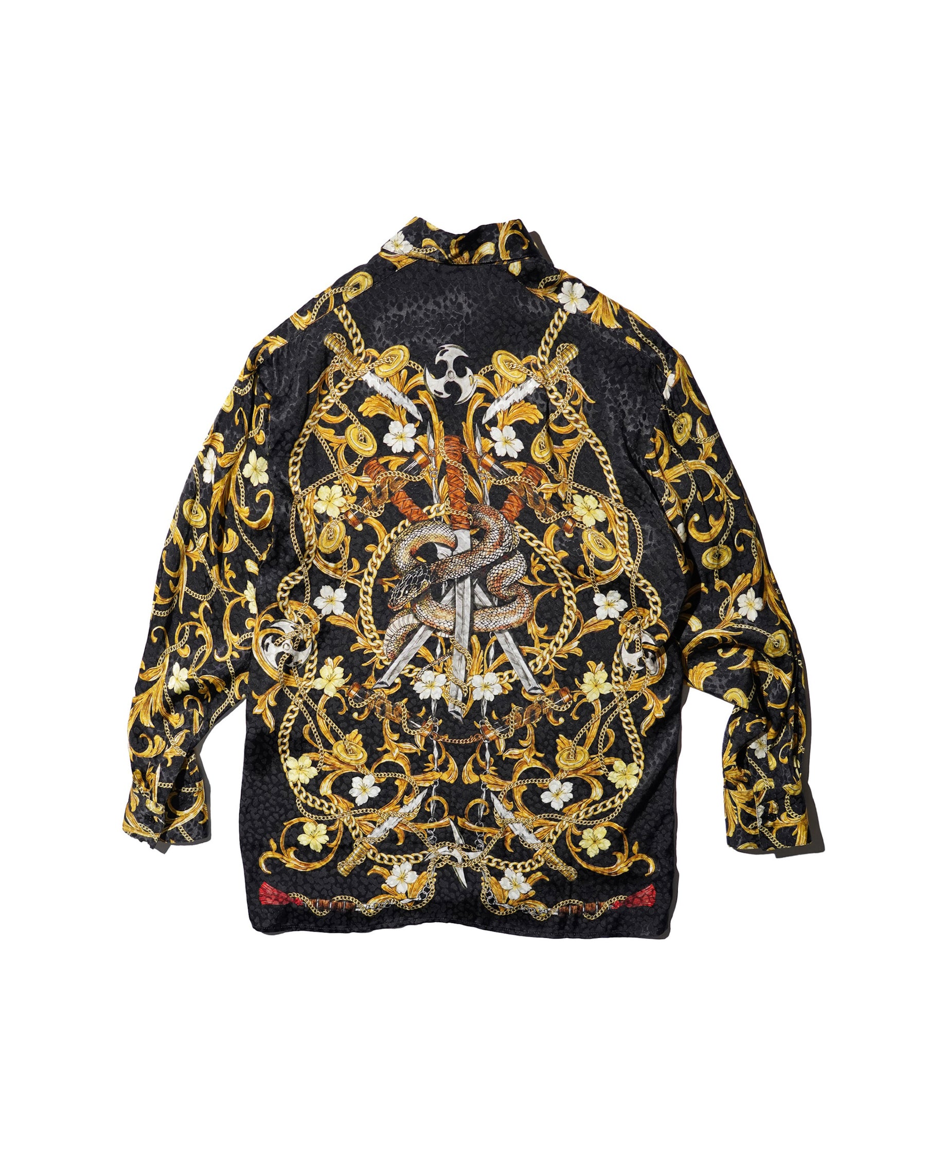 <span style="color: #f50b0b;">Last One</span> LU'U DAN / SLIM FIT SHIRT GILDED BLACK