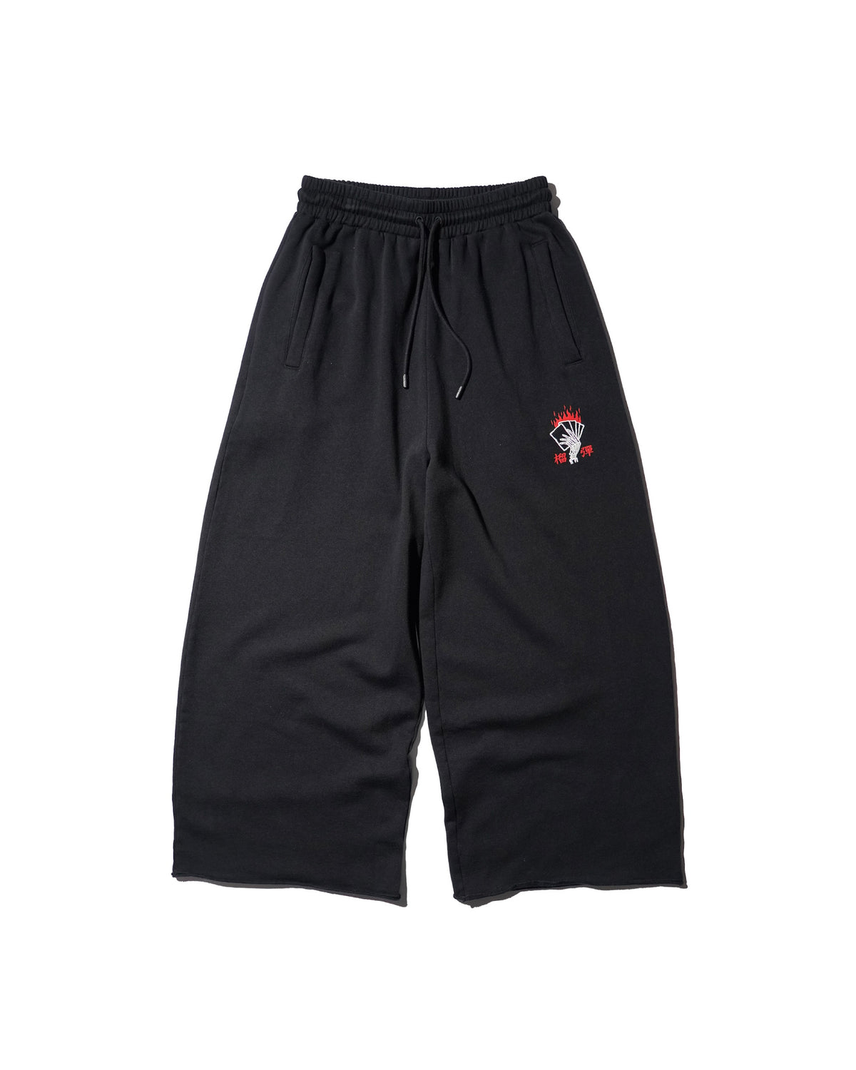LU'U DAN / BLACKLISTED GYM SWEATPANTS SOFT BLACK