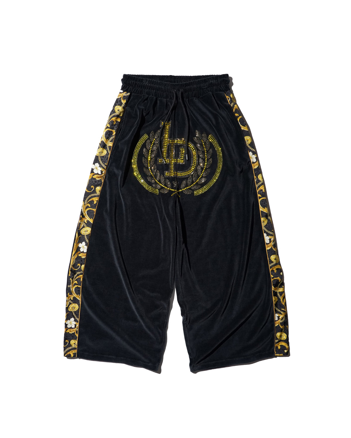 LU'U DAN / SUPA-SLEAZE TRACKPANTS BAROQUE BLACK