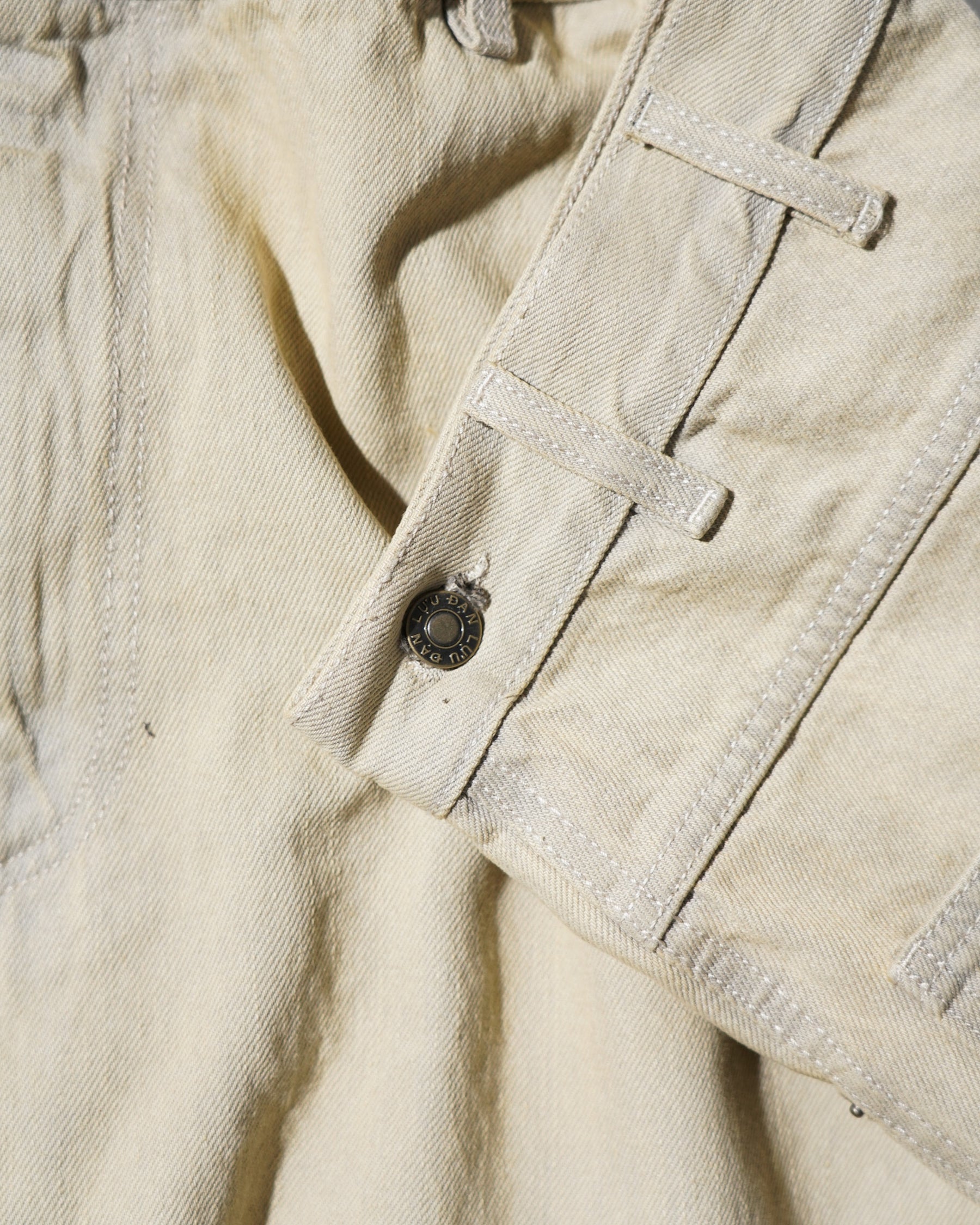 <span style="color: #f50b0b;">Last One</span> LU'U DAN / MAXI SHORTS WHITEWASHED