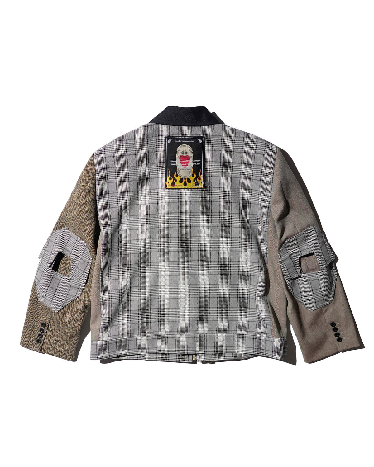 <span style="color: #f50b0b;">Last One</span> TENDER PERSON / MIXING WOOL BOMBER JACKET