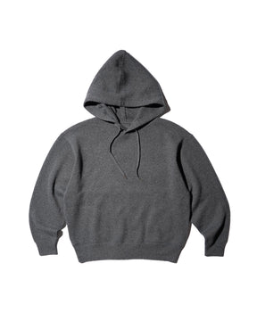 MEIAS / WOOL CASHMERE HOODIE PO T.GRAY