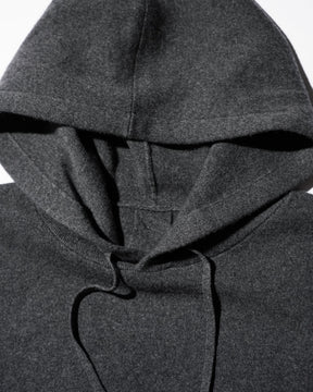 MEIAS / WOOL CASHMERE HOODIE PO T.GRAY