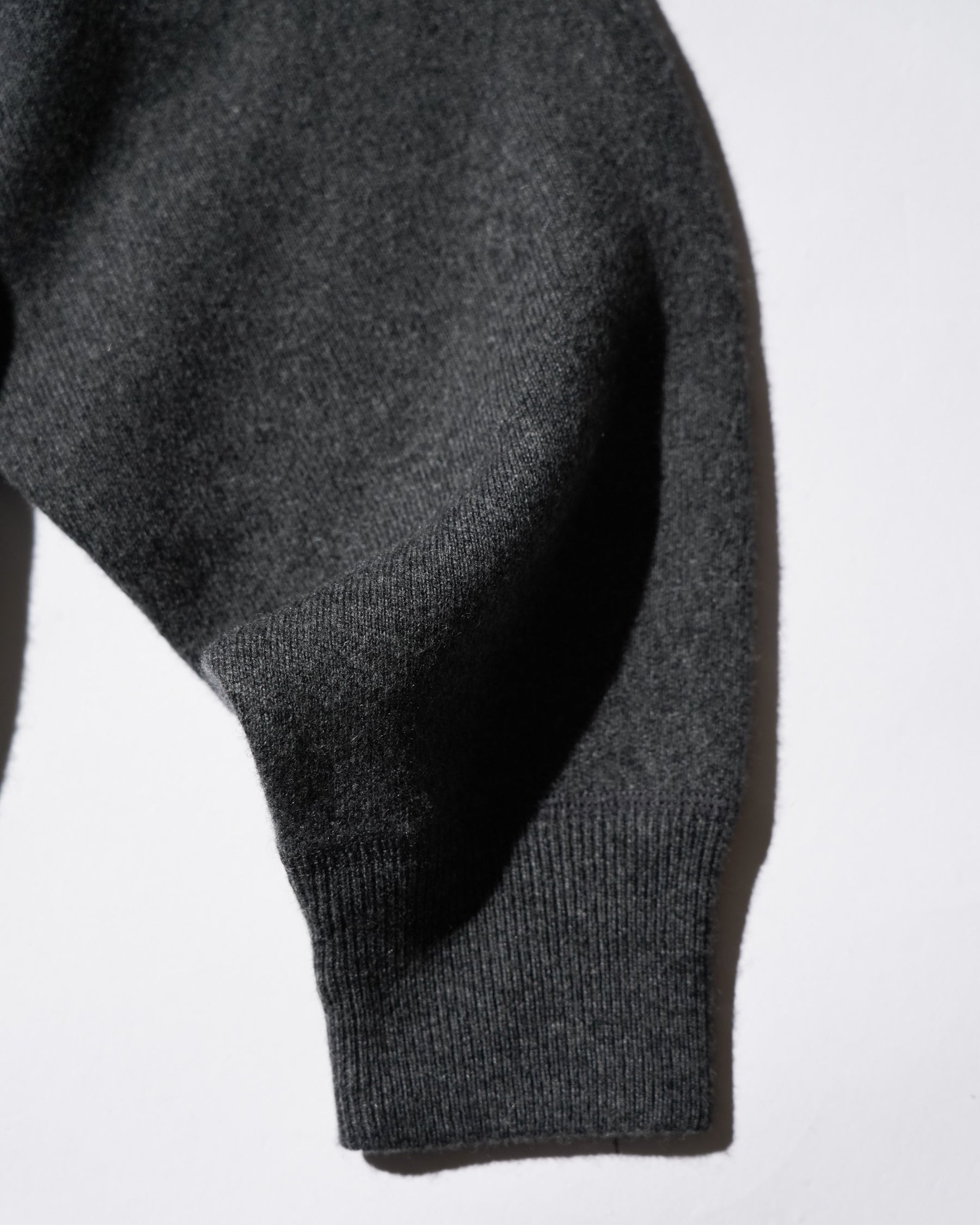 MEIAS / WOOL CASHMERE HOODIE PO T.GRAY