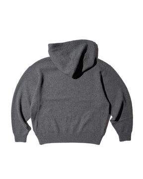 MEIAS / WOOL CASHMERE HOODIE PO T.GRAY