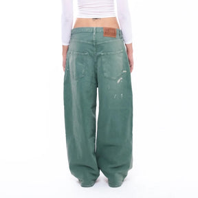 Ghetto Rodeo / FADED GREEN DENIM