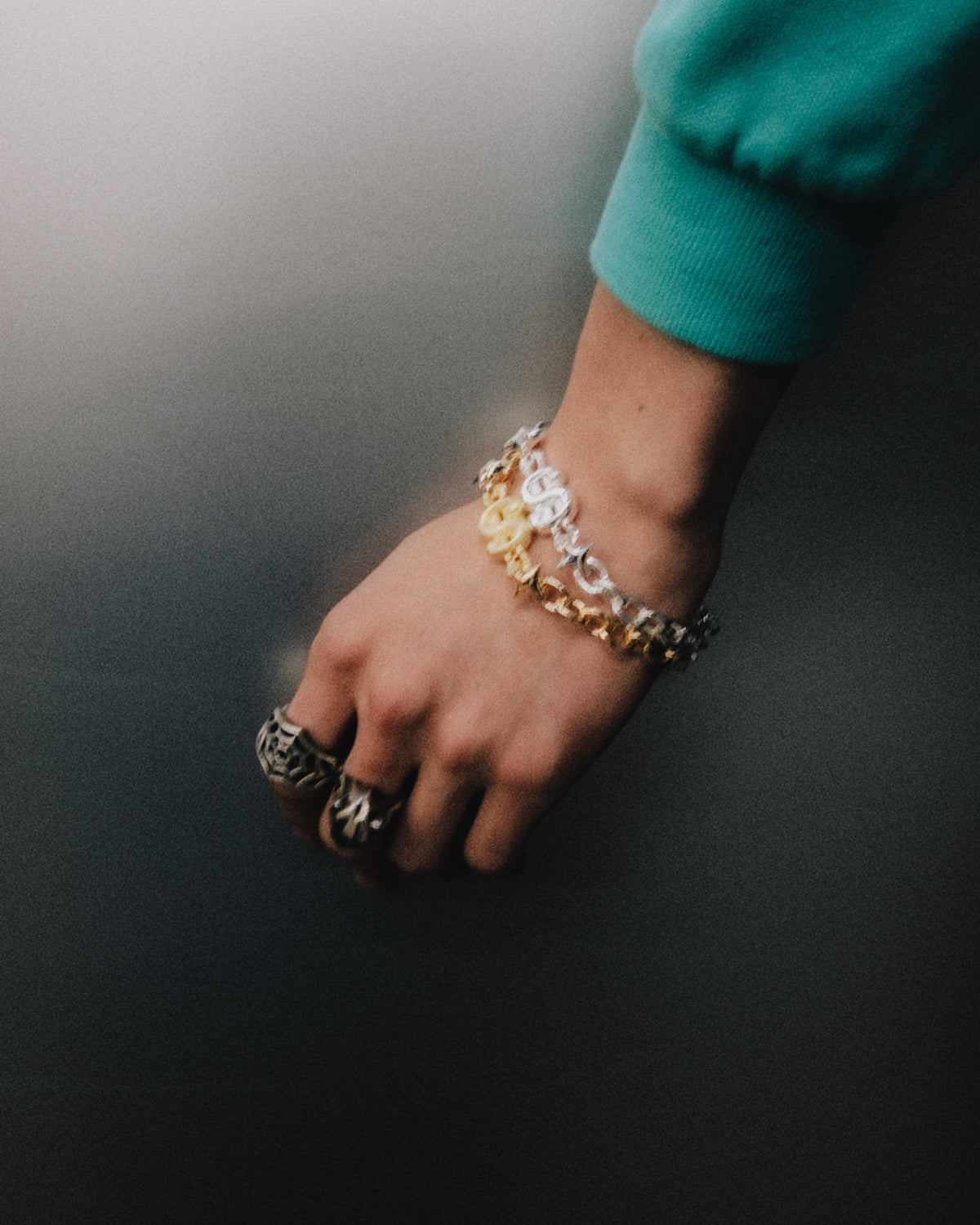<span style="color: #f50b0b;">Last One</span> KOTA OKUDA / BRACELET CHAIN MATTE GOLD