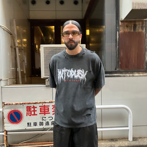 【CCTB Exclusive】INTODUSK / SCARY LOGO SS T WASHED BLACK