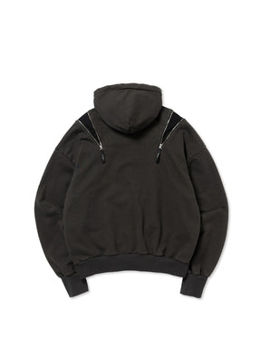 <span style="color: #f50b0b;">Last One</span> ROTOL / TRANSFORM HOODIE SWEAT BLACK