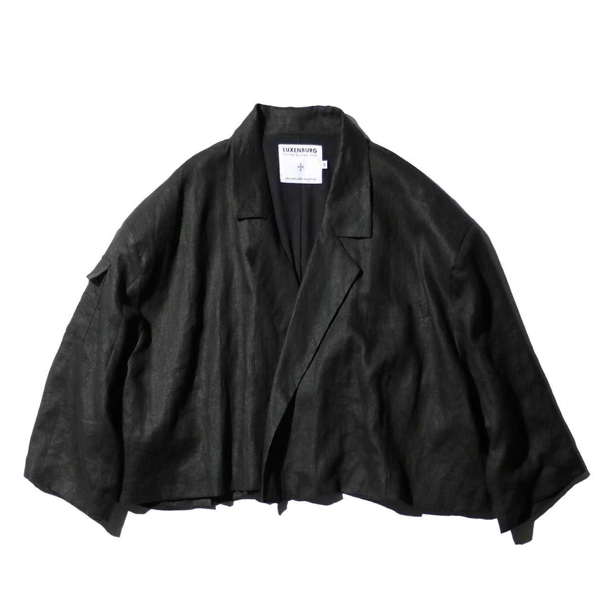 ジャケット・アウター LUXENBURG / BURLAP HYBRID SUIT JACKET 楽天市場】LUXENBURG / BURLAP HYBRID SUIT JACKET BLACK 25SS 送料