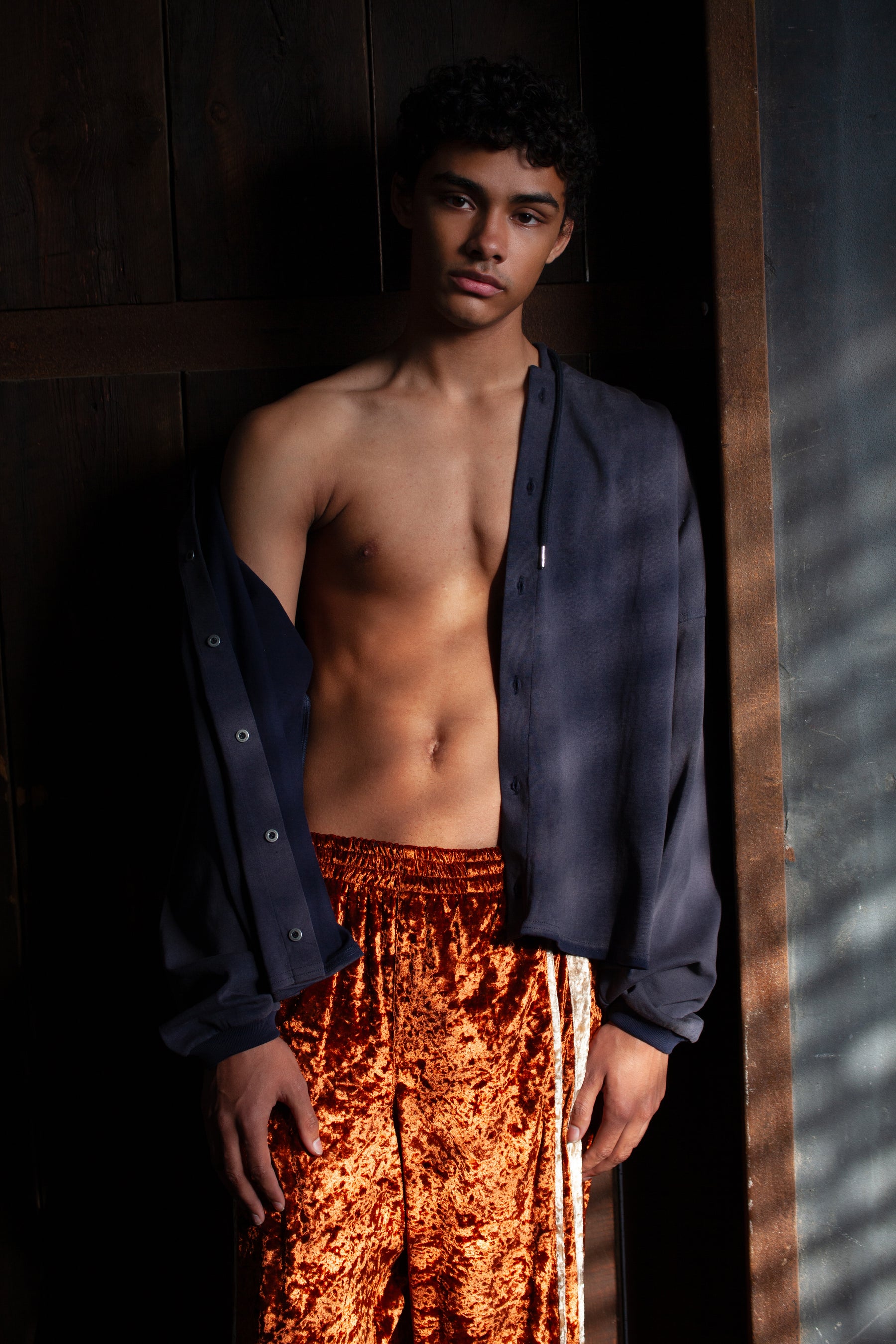 THE MAGUEY / VELOR PANTS GOLD