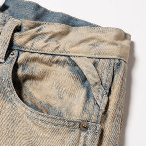 ROTOL / TRIPLE SEAMS 6P DENIM WIDE BLEACH