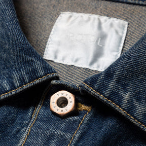 ROTOL / DOUBLE SEAM DENIM JACKET INDIGO