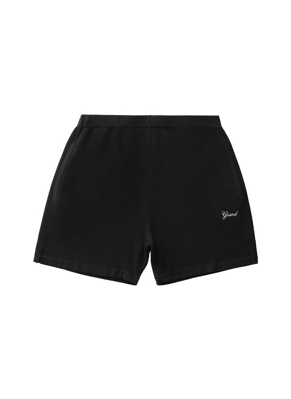 Grand Collection / KNIT SHORT BLACK