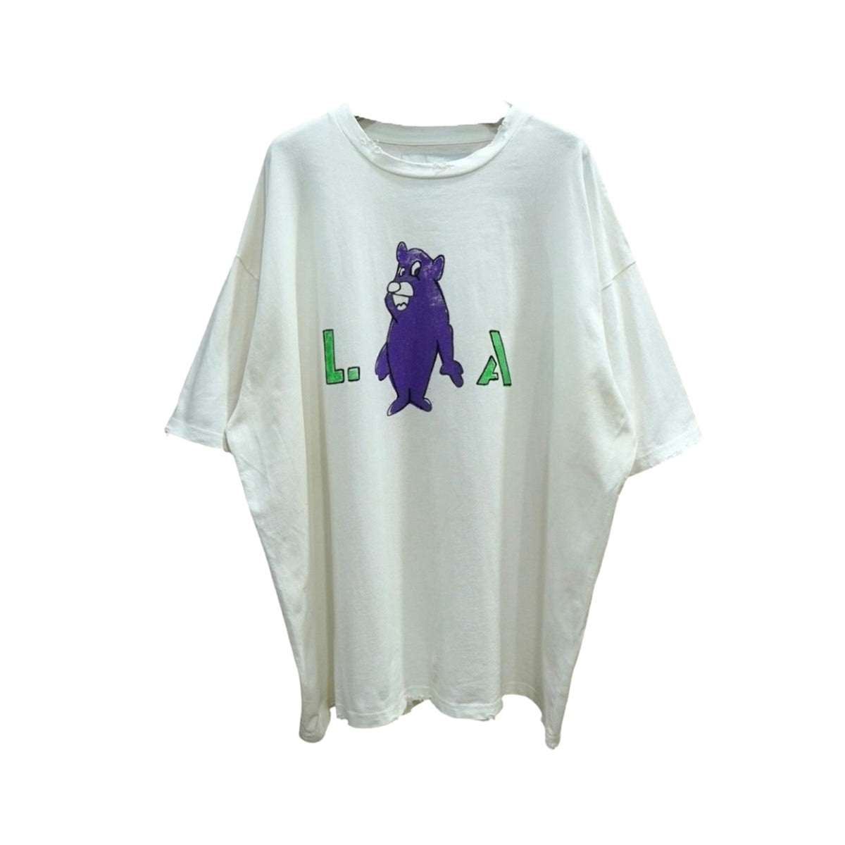 <span style="color: #ff2a00;">Last One</span> TEPPEI FURUYAMA / HALF SLEEVE T-SHIRT LA BEAR PURPLE