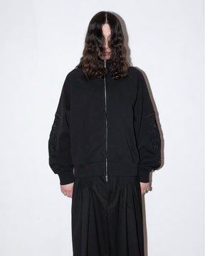 【Pre-Order】1313 SELAH / ROSE ZIP SWEAT BLACK