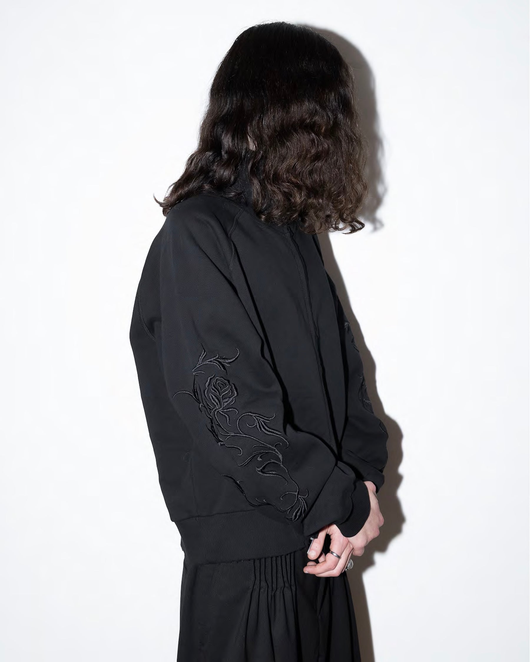 【Pre-Order】1313 SELAH / ROSE ZIP SWEAT BLACK