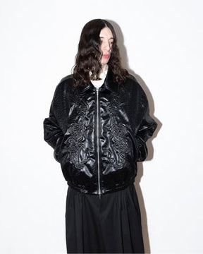 <span style="color: #f50b0b;">Last One</span> 【Pre-Order】1313 SELAH / VALPO ROSE ECO LEATHER JACKET BLACK