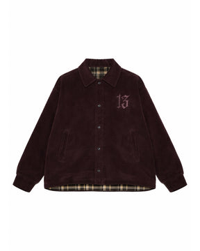 1313 SELAH / LUCIFER CORDUROY REVERSIBLE JACKET BURGUNDY