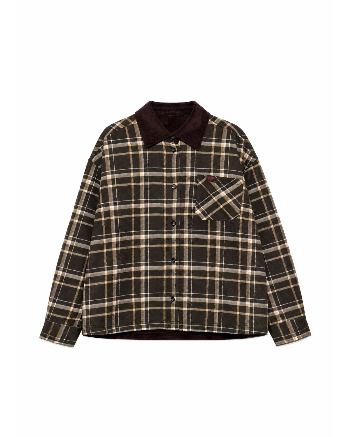 1313 SELAH / LUCIFER CORDUROY REVERSIBLE JACKET BURGUNDY
