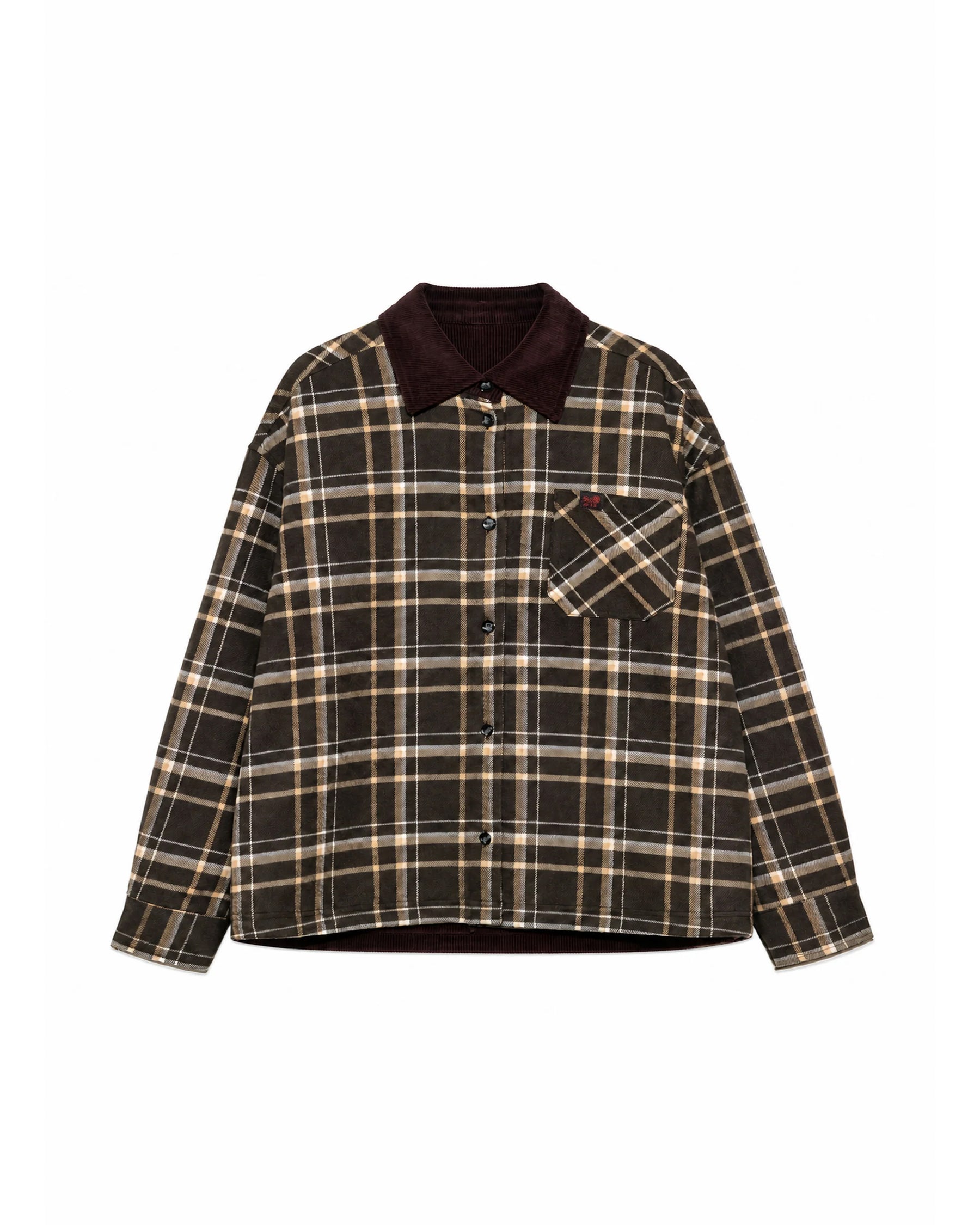 1313 SELAH / LUCIFER CORDUROY REVERSIBLE JACKET BURGUNDY