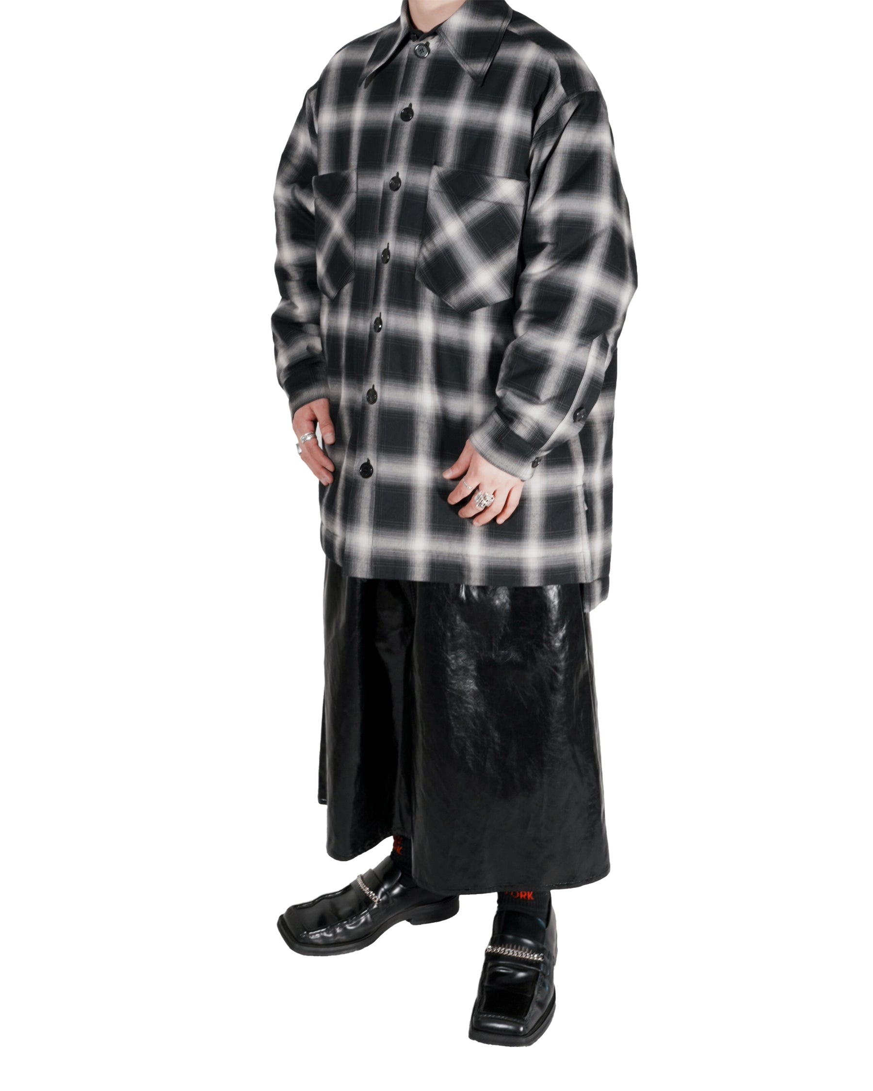 LU'U DAN / FAT BOY FLANNEL OMBRE CHECK
